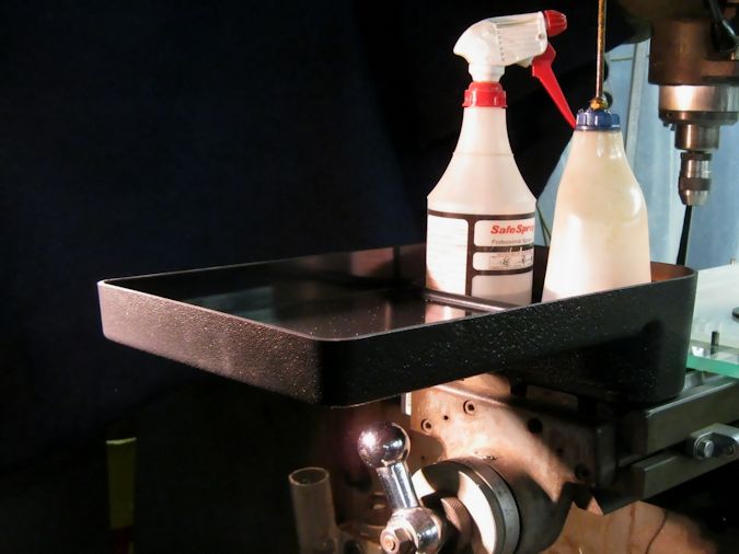 milling machine oil bottles holder