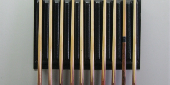 pool stick rack