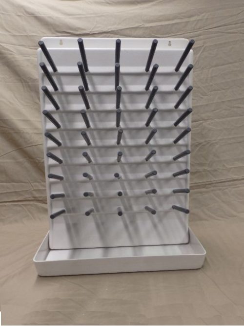 Bottle drying rack 45 pegs large front