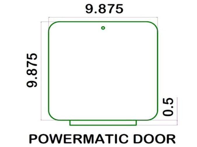powermatic 66 door drawing, powermatic 72 door drawing, powermatic 74 door drawing