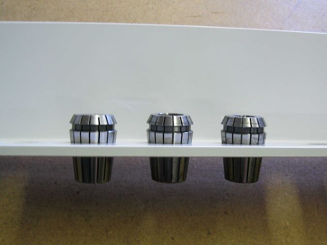 ER32 collet holder white front